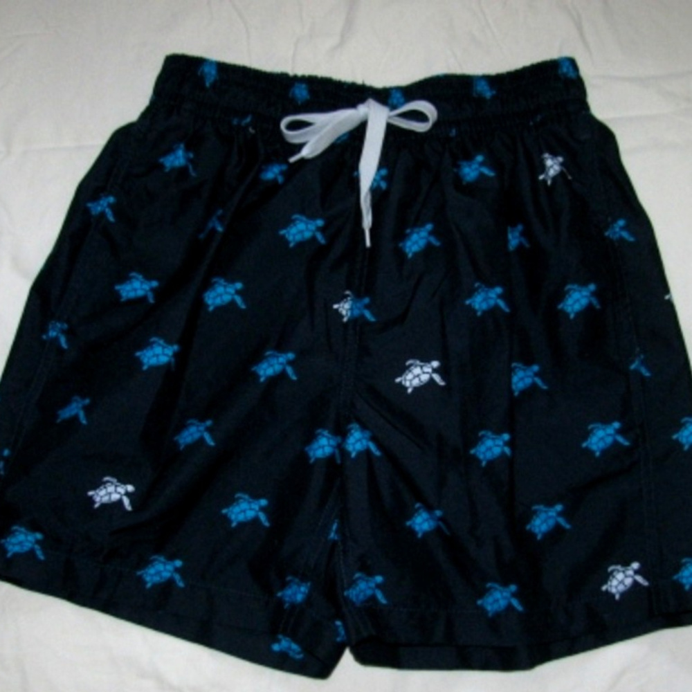 Men or Boy's BLACK SWIM TRUNKS Size S
